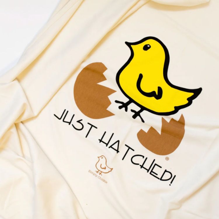 Simply Chickie Organic Cotton baby Blanket, Just Hatched