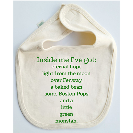 Boston Poem Baby Bib