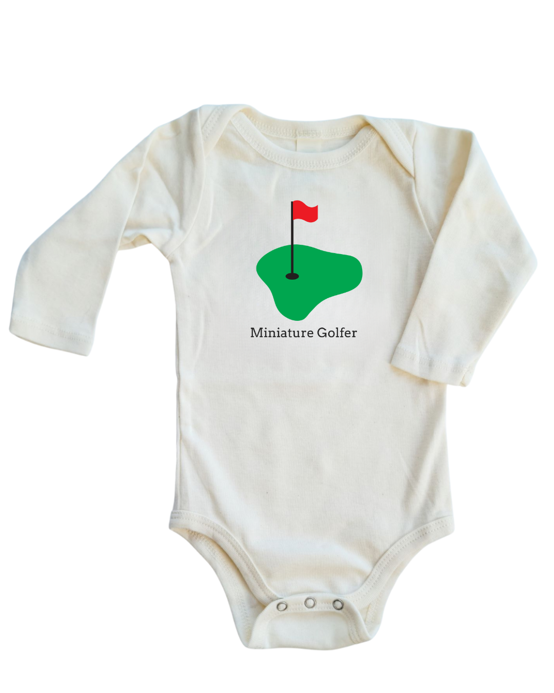 Mini Golfer Long Sleeve Romper and Pant Set