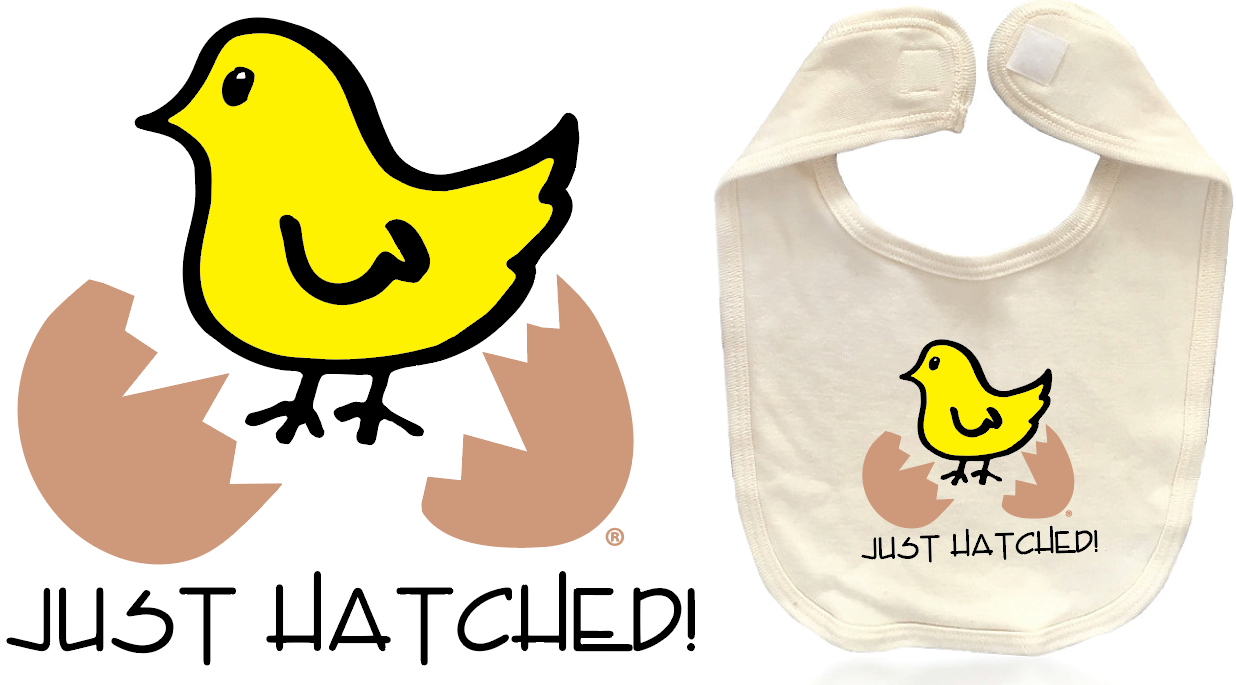 Just Hatched Short Sleeve Romper, Bib & Blanket Gift Set