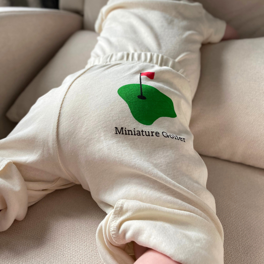 Mini Golfer Pants on Baby