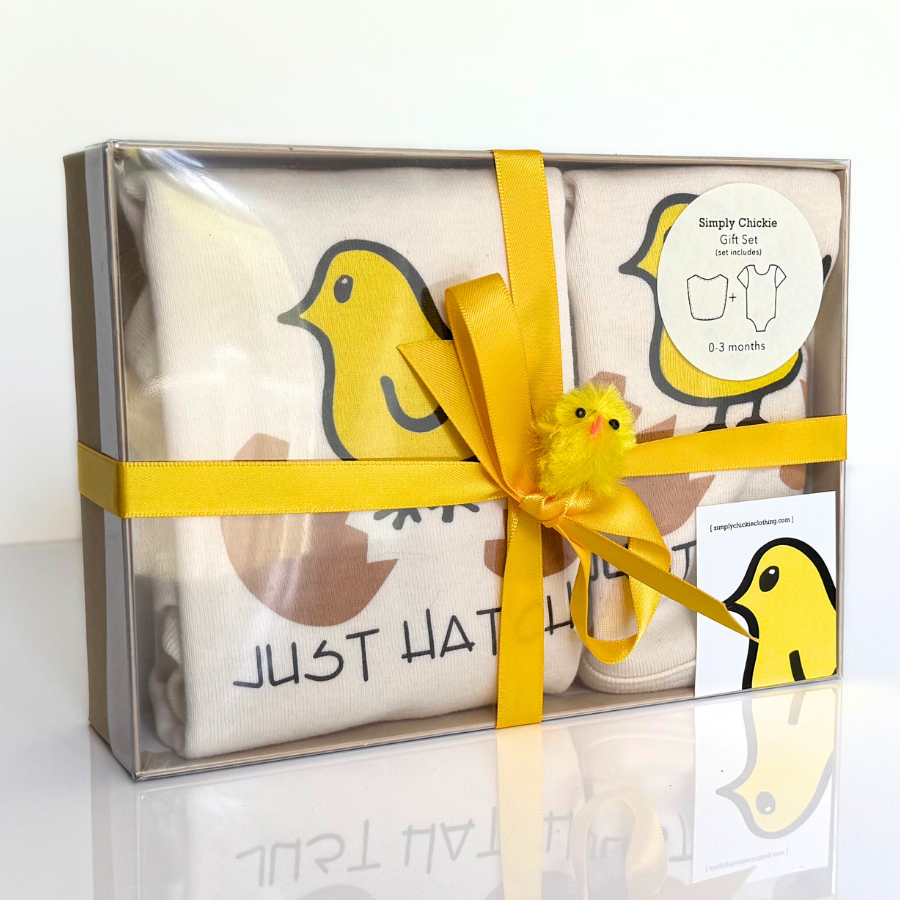Simply Chickie Just Hatched baby Chick Gift Box