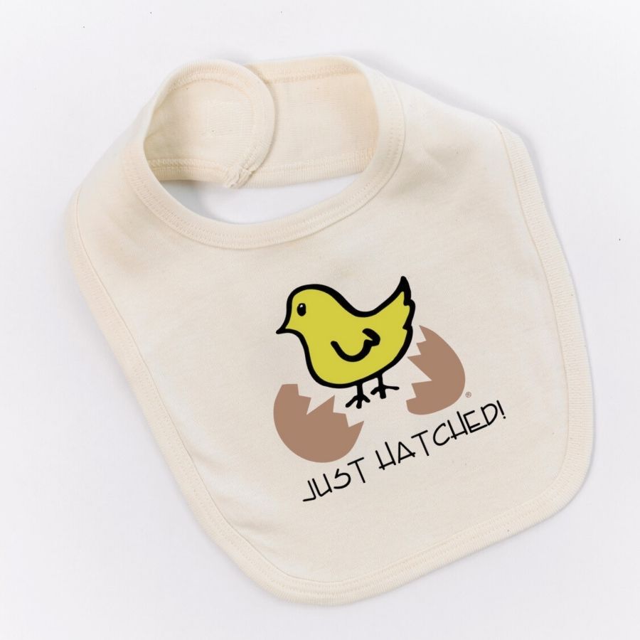 Simply Chickie Just Hatched Chick Baby Bib