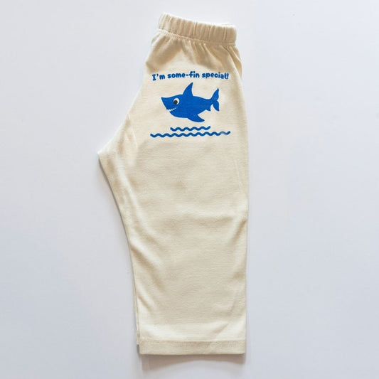 I'm Somefin Special Baby Shark Short Sleeve Romper and Pant Gift Set