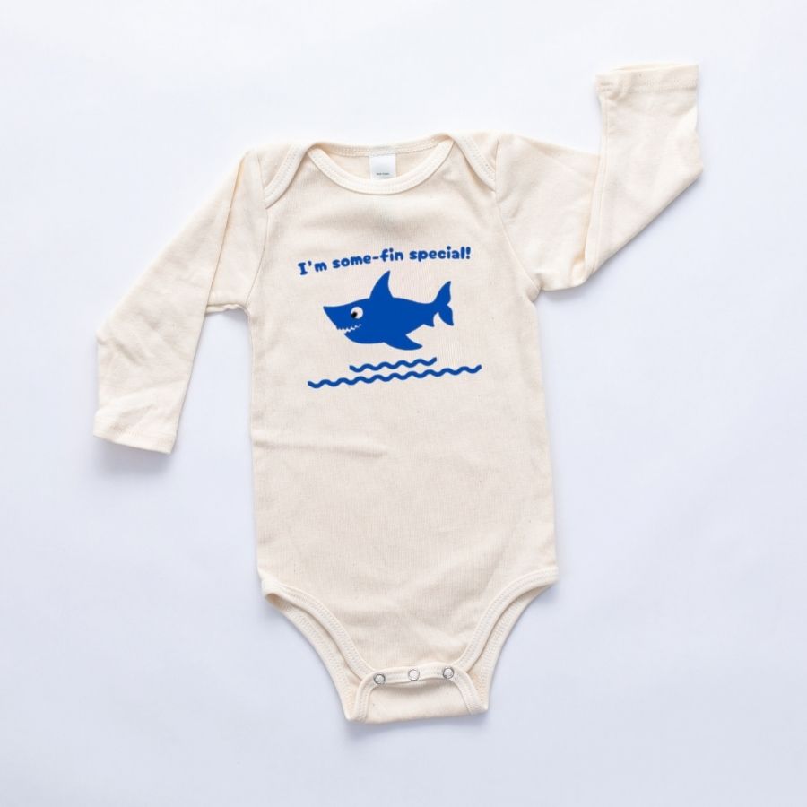Simply Chickie Baby Shark Somefin Special Romper