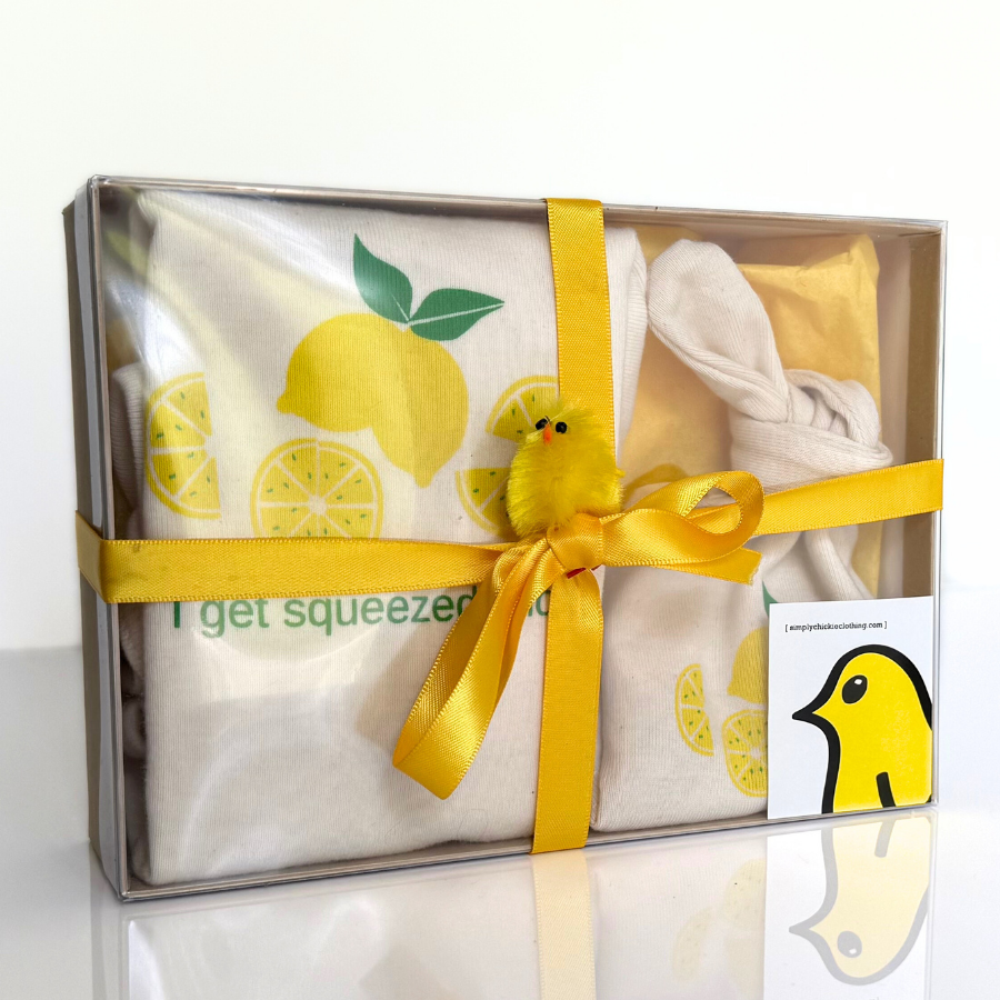 Simply Chickie Baby Gift Box - Lemon I get Squeezed A Lot