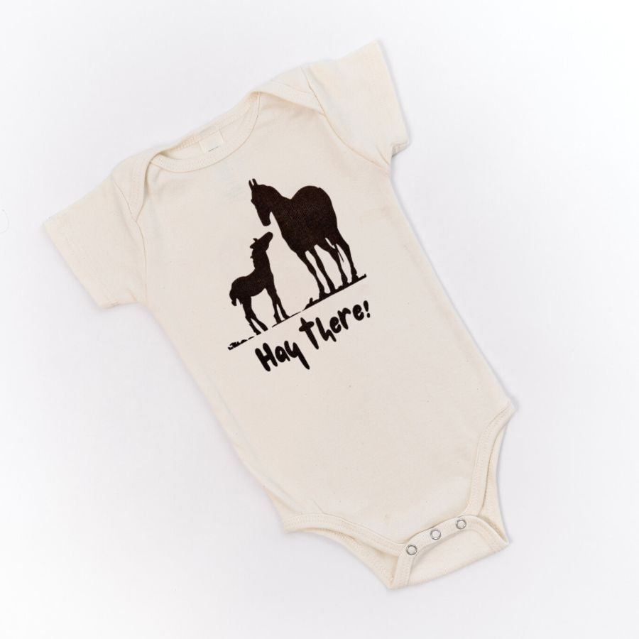 Hay There Organic Cotton Onesie Simply Chickie