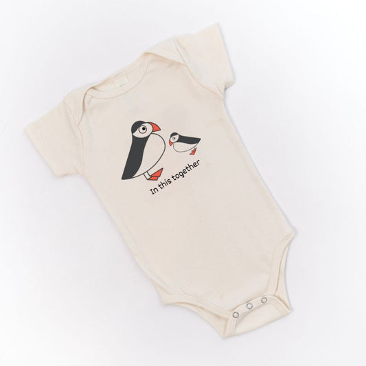 Simply Chickie In This Together Baby Short Sleeve Romper