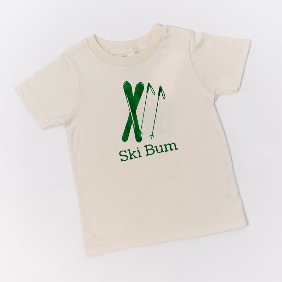 Simply Chickie Kids Clothing - Ski Bum Themed Kids Tshirt