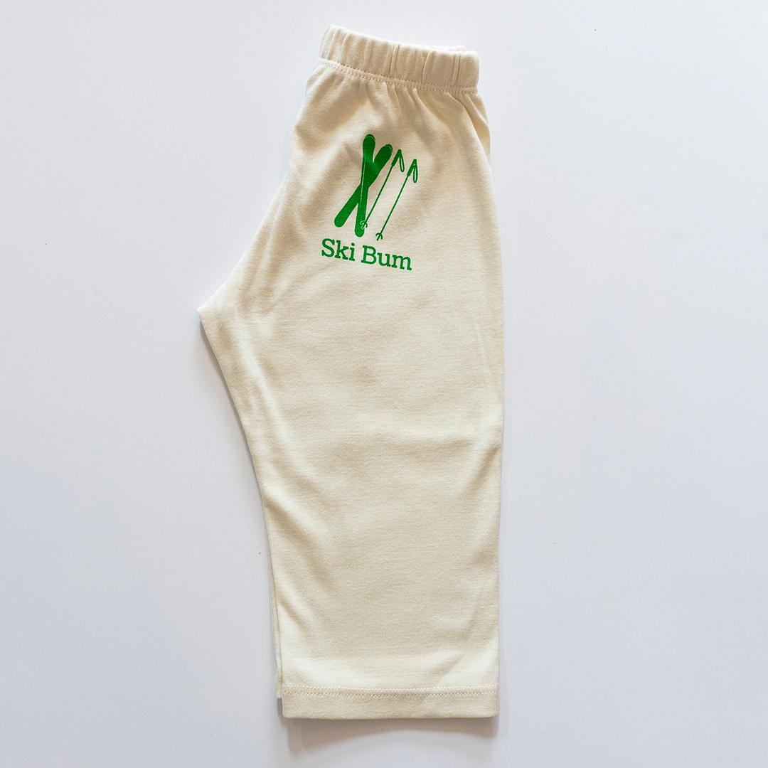 Ski Bum Long Sleeve Romper and Pant Gift Set