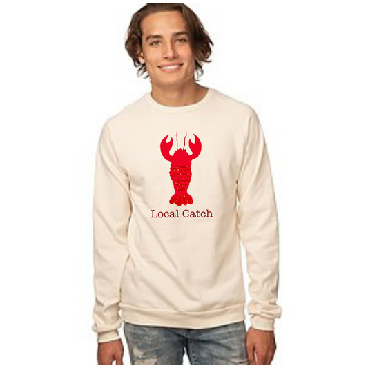 Lobster Local Catch Lobster Adult Sweatshirt