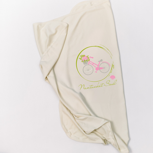 Nantucket Soul Short Sleeve Romper, Hat, & Blanket Gift Set