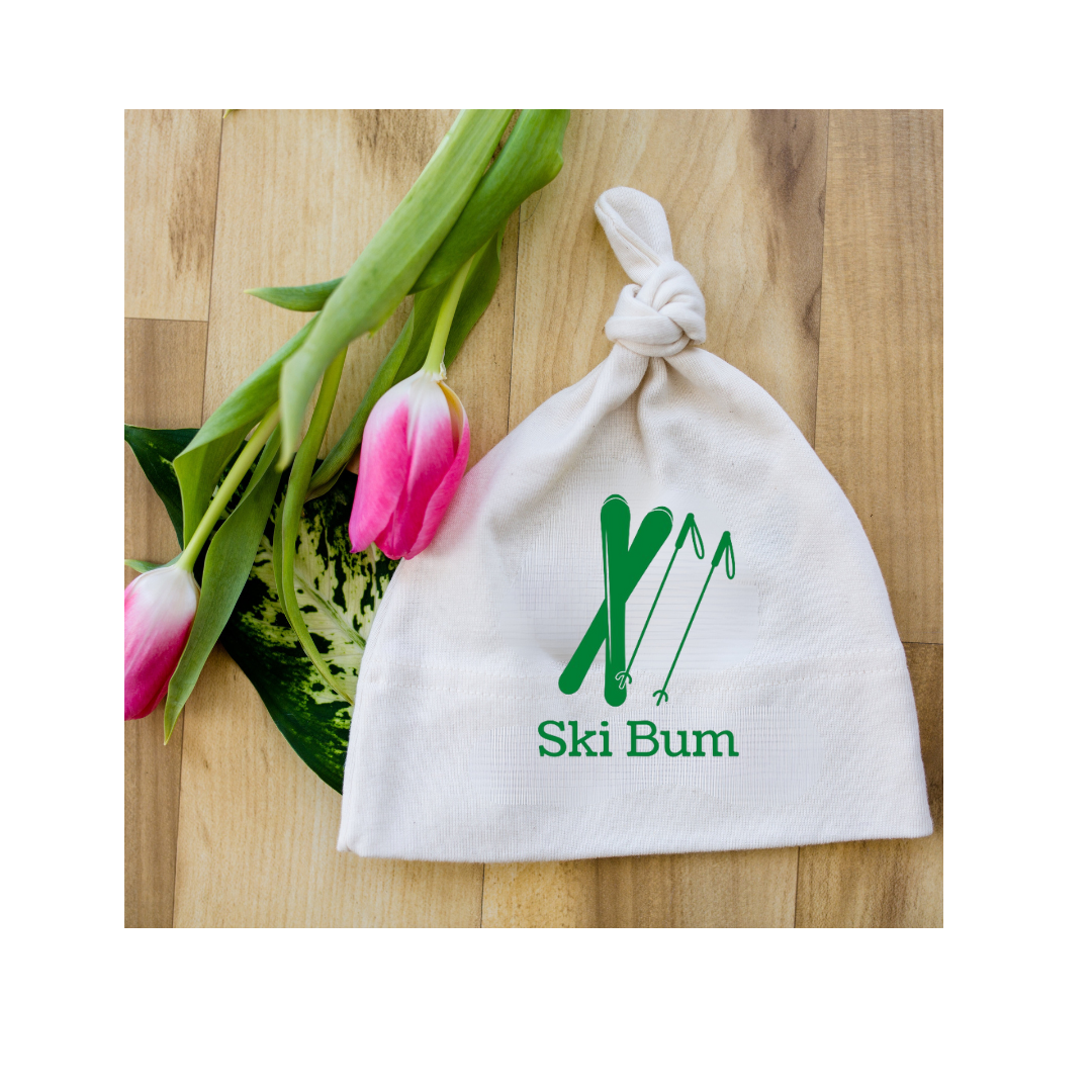 Pre-order for late September Ski Bum Long Sleeve Romper & Hat Gift Set
