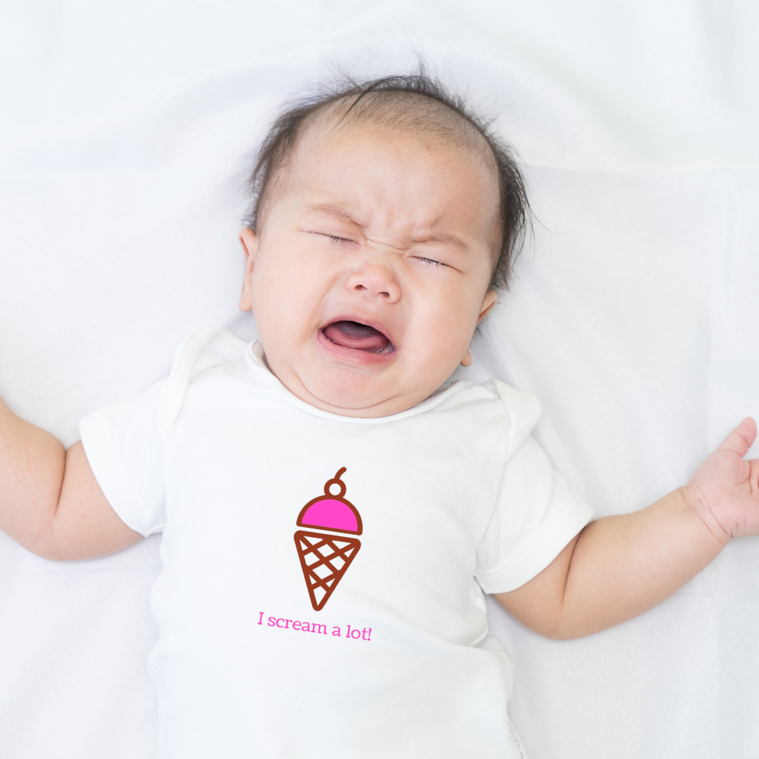 I Scream A Lot Ice Cream Short Sleeve Romper