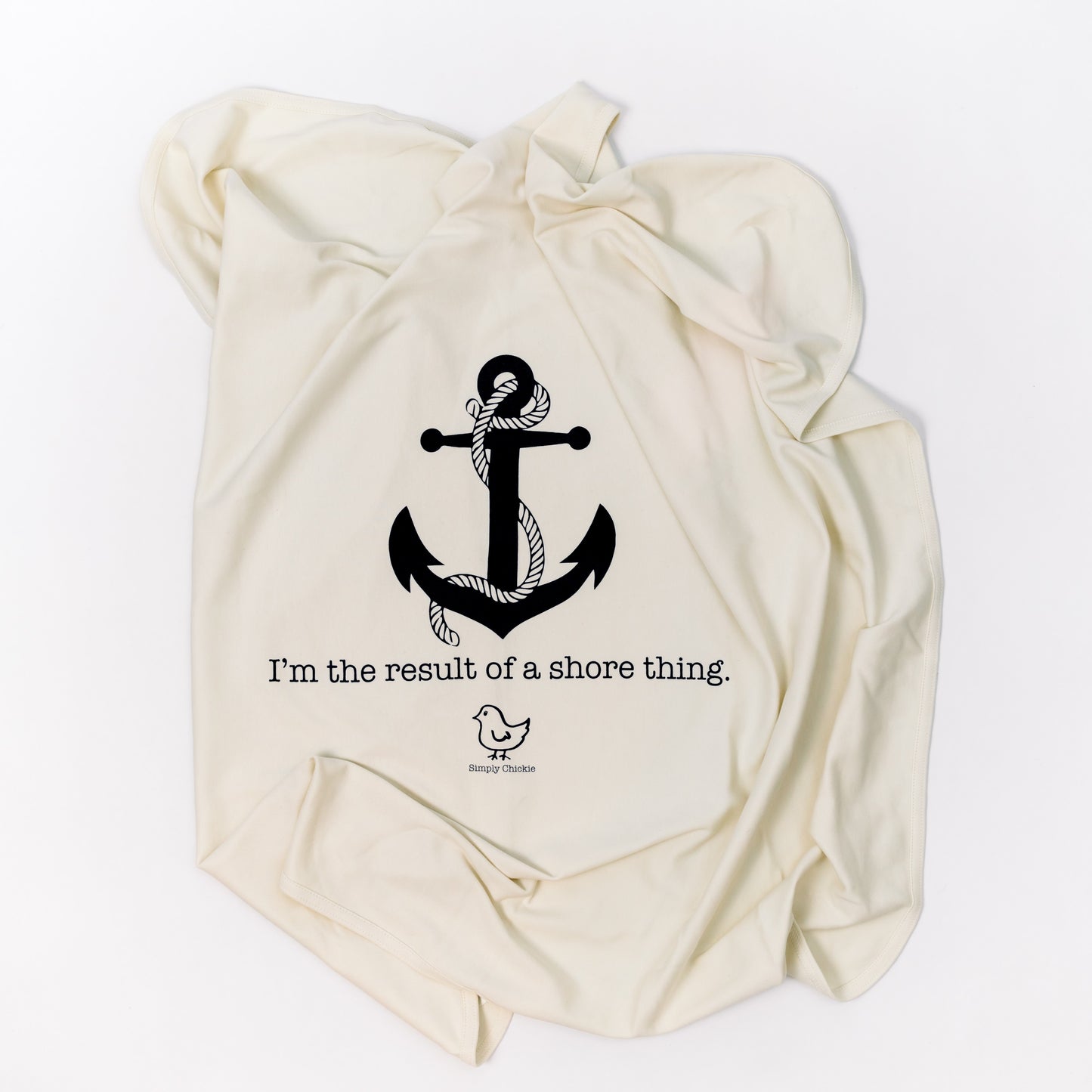 Shore Thing Nautical Long Sleeve Romper, Hat & Blanket Gift Set