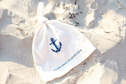 Shore Thing Nautical Long Sleeve Romper, Hat & Blanket Gift Set