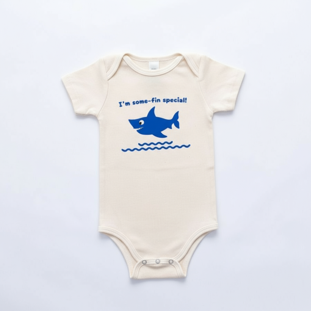 Baby Shark Short Sleeve Romper Design