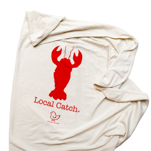 Lobster Long Sleeve Romper, Hat & Blanket Gift Set