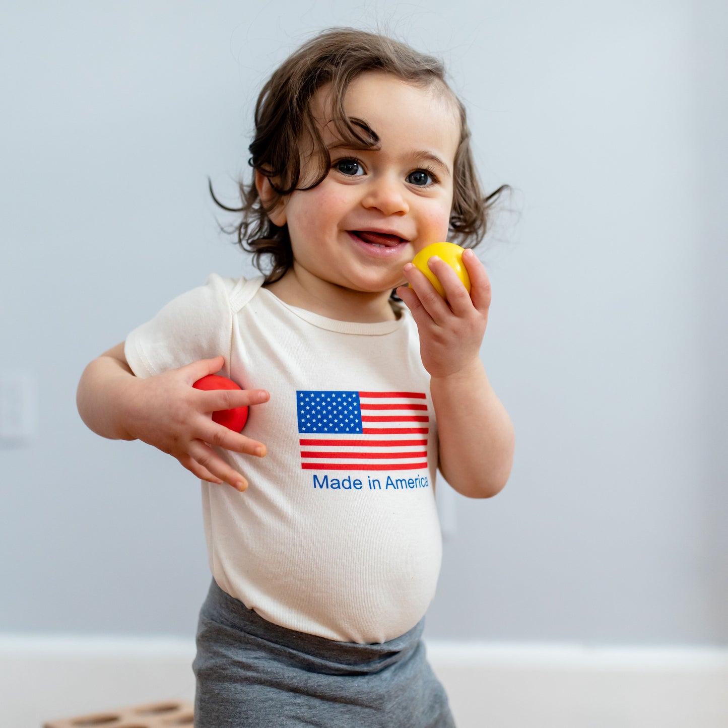 Organic Cotton Baby Onesie - Made in America - Simply Chickie