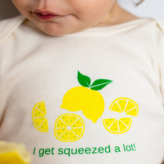 Simply Chickie Gift Box -Lemon Long Sleeve baby Romper