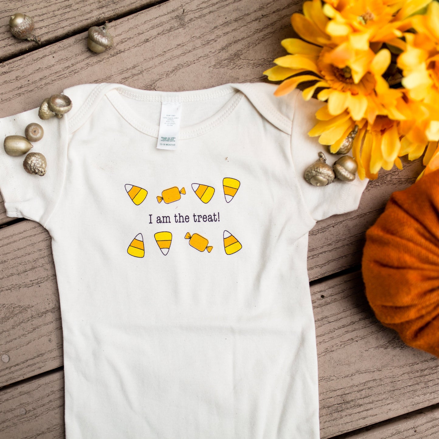 Organic cotton baby onesie - Halloween - Simply Chickie