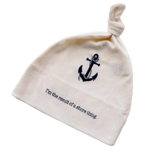 Organic cotton baby hat - Nautical - Simply Chickie