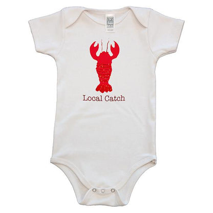 Organic cotton baby onesie - Lobster - Simply Chickie