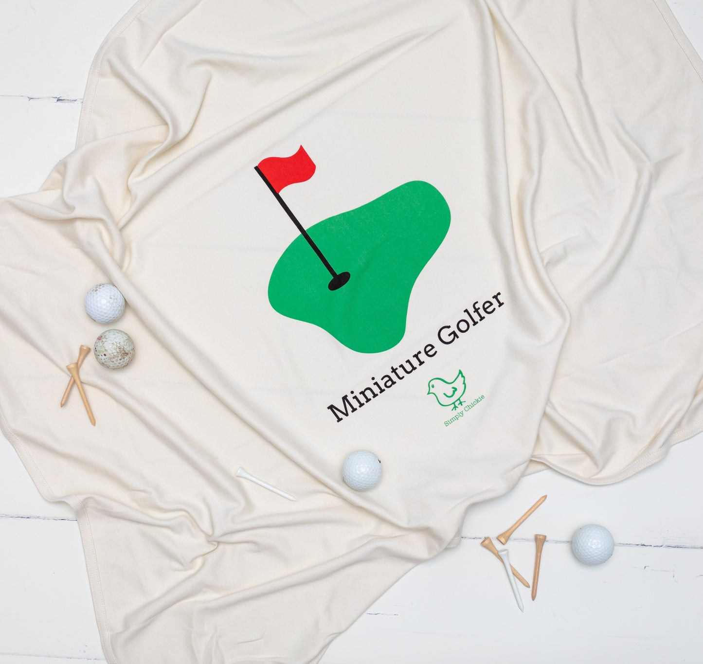 Organic cotton baby gift set - Miniature Golfer - Simply Chickie