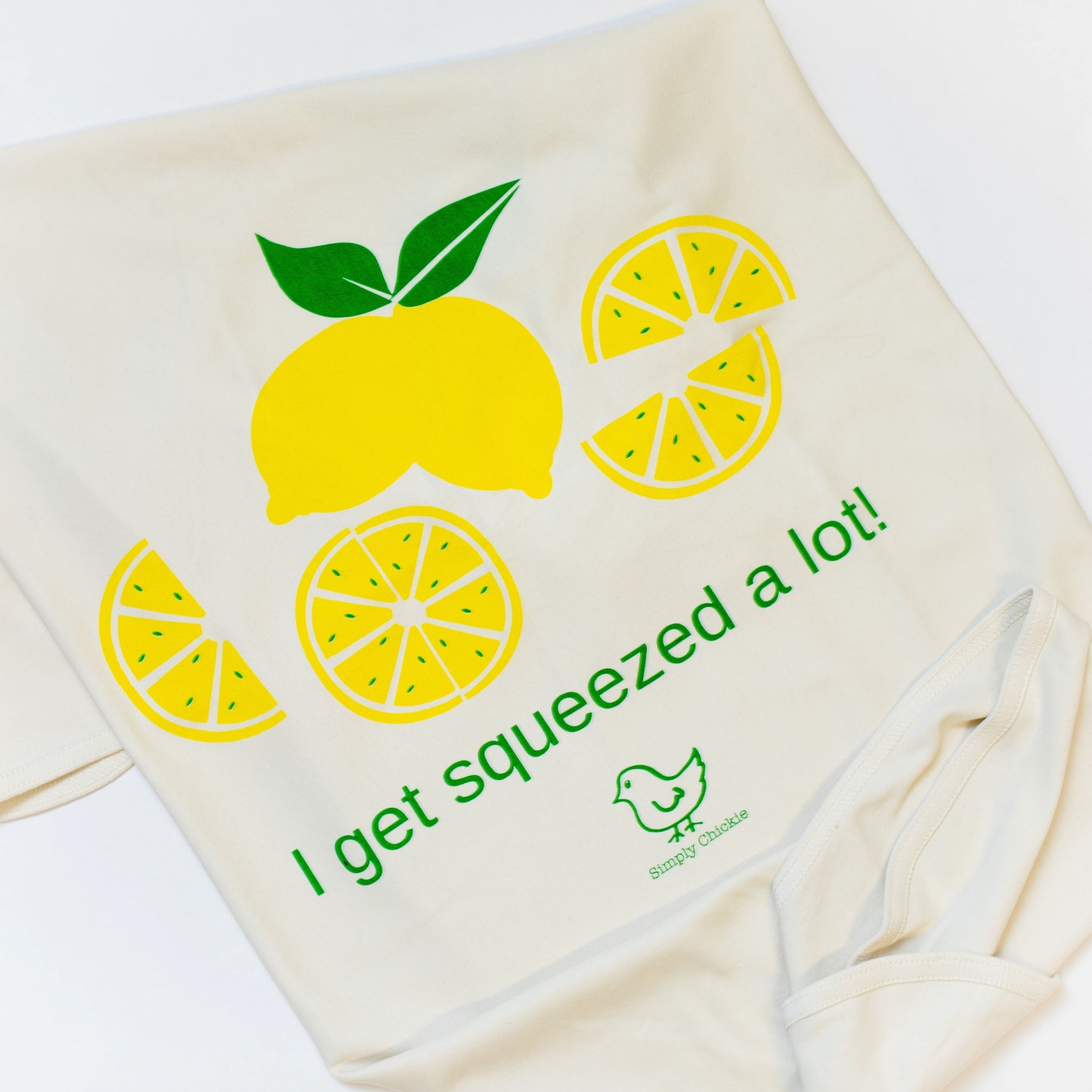 Organic cotton baby gift set - Lemon - Simply Chickie