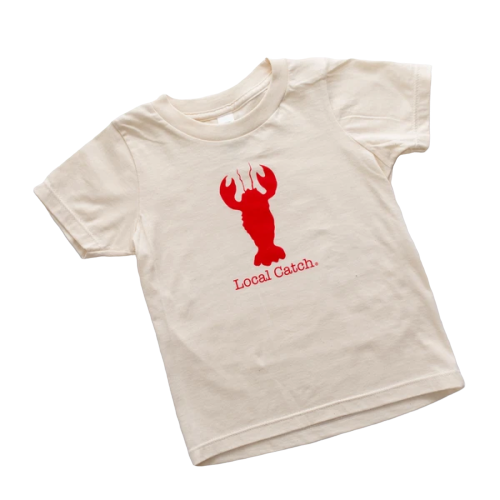 Organic cotton kids t-shirt - Lobster - Simply Chickie