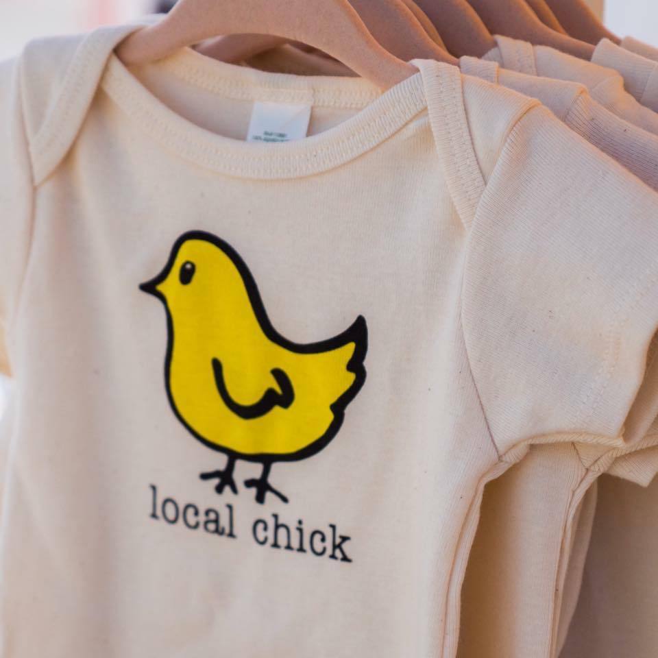 Organic cotton baby onesie - Chick - Simply Chickie