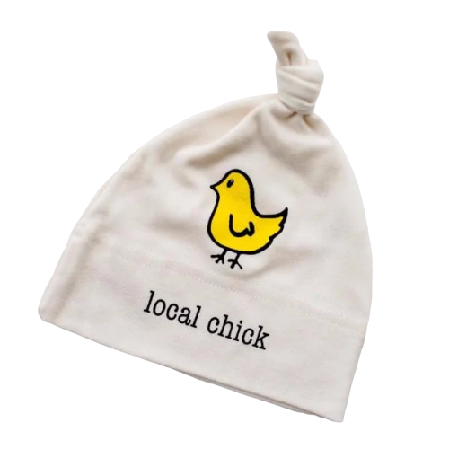 Organic cotton baby hat - Yellow Chick - Simply Chickie