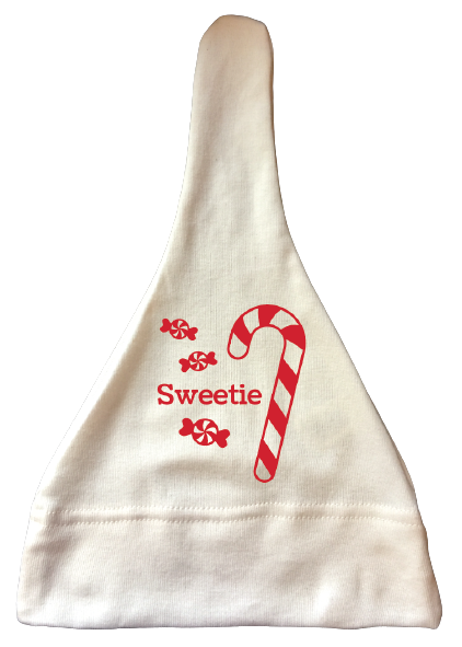 Organic cotton baby hat - Candy Cane - Sweetie - Simply Chickie