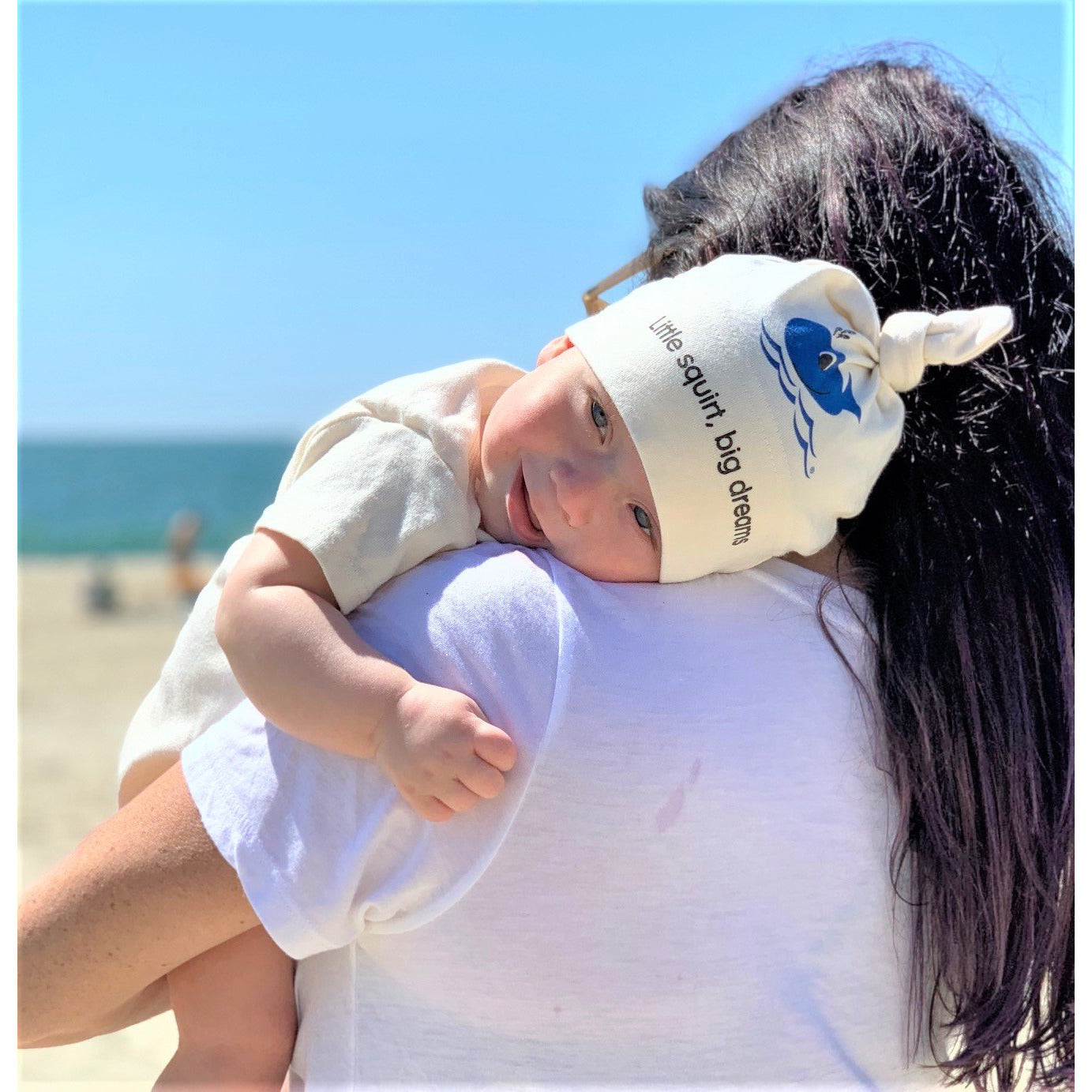 Organic cotton baby hat - Whale - Simply Chickie