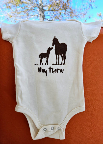 Hay There Organic Cotton Onesie Simply Chickie