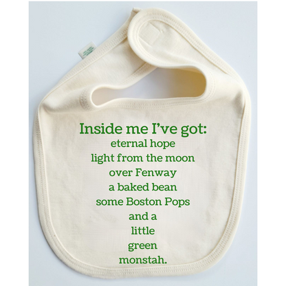 Boston Poem Baby Bib