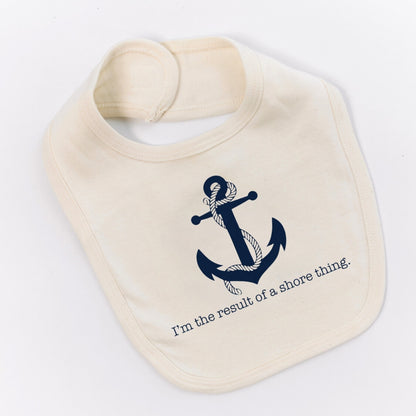 Simply Chickie Shore Thing Nautical Baby Bib