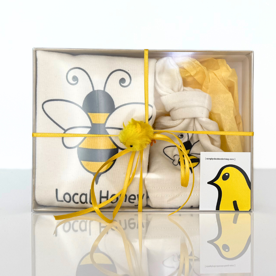 Local Honey Bumble Bee Short Sleeve Gift Set