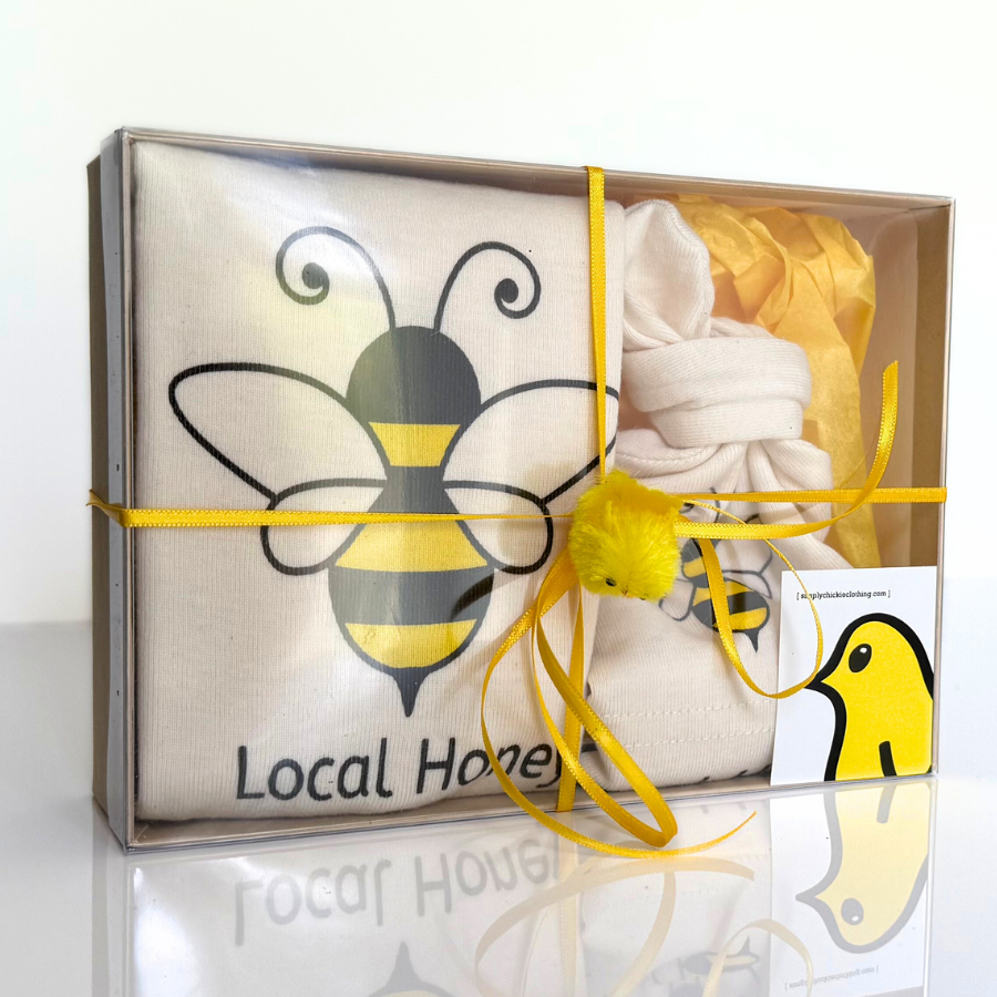 Local Honey Bumble Bee Short Sleeve Gift Set