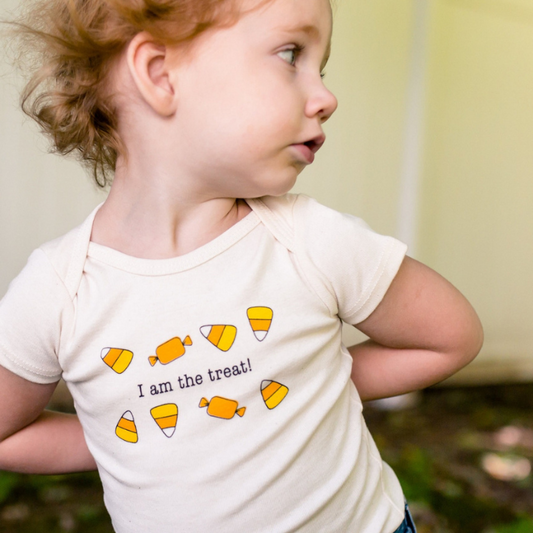 Halloween Short Sleeve Romper 2-Piece Gift Set, Boo and Treat