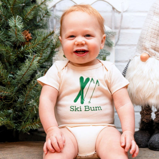 Ski Bum Short Sleeve Romper