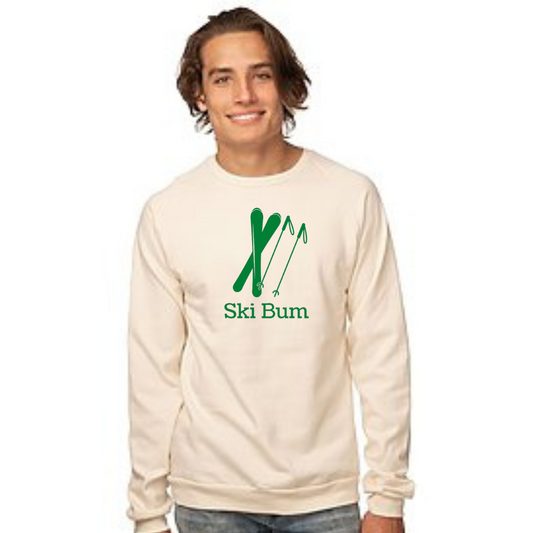 Ski Bum Adult Sweatshirt