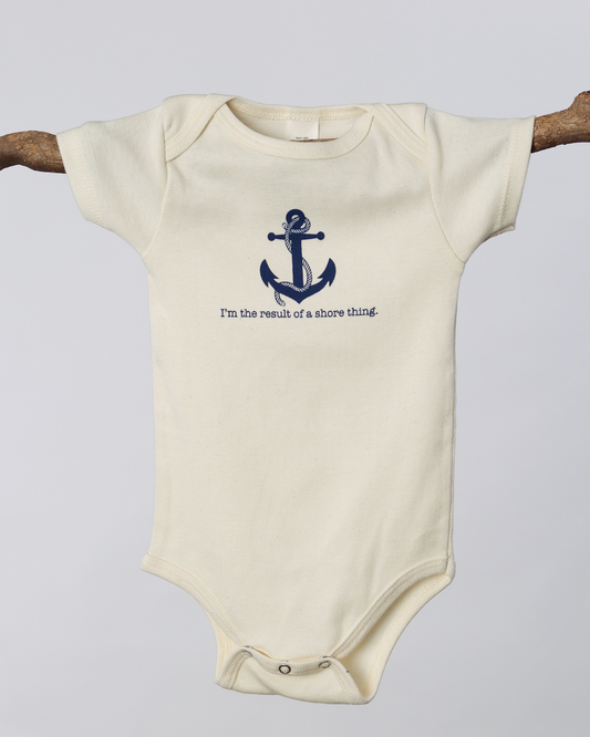 Shore Thing Nautical Short Sleeve Romper