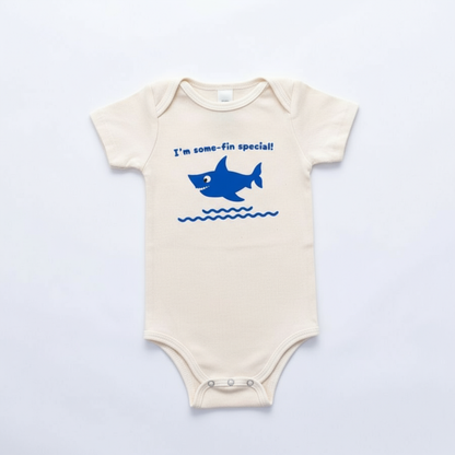 Baby Shark Short Sleeve Romper Design