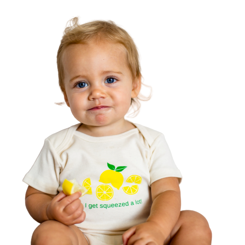 I Get Squeezed A Lot Long Sleeve Baby Romper, Hat & Blanket Gift Set