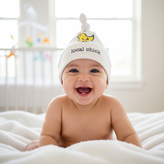 Local Chick Hat on Latin Baby