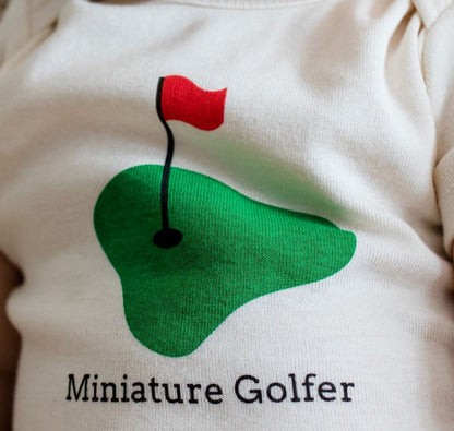 Mini golfer-simply chickie-baby Romper