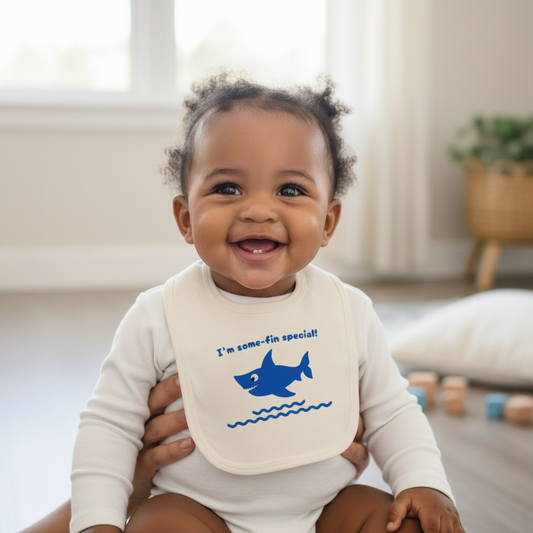 Shark Bib on Latin Baby
