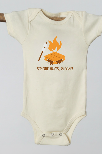 S'More Hugs Design on Branch Onesie