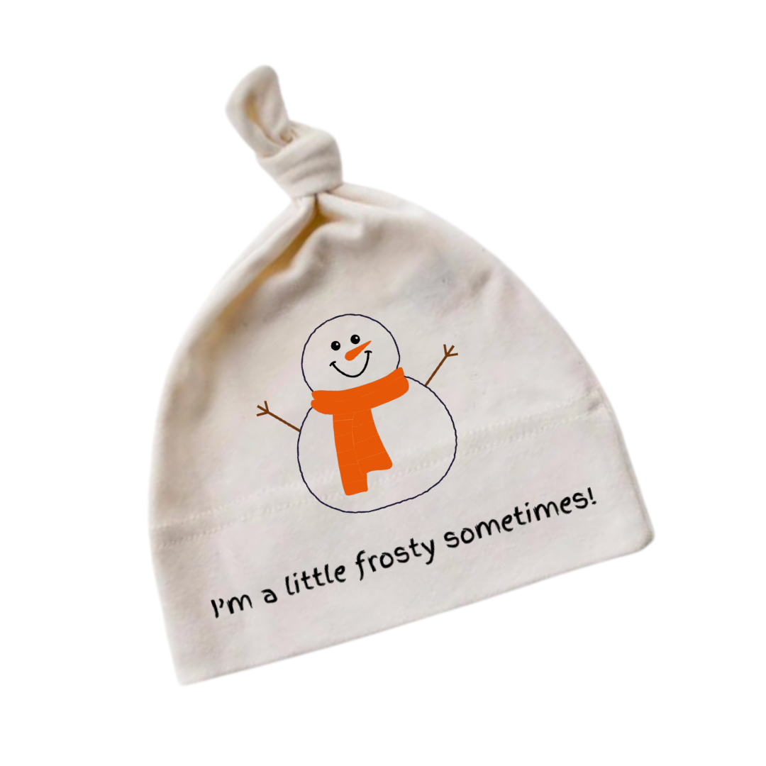 Snowman Baby Hat